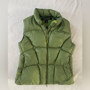 Women’s Green MARMOT vest size large
